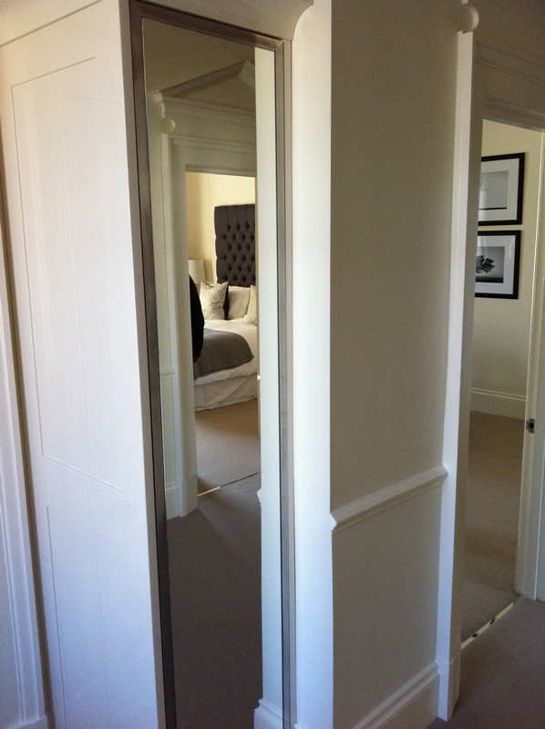 Full-length wardrobe mirror fitted in Hemel Hempstead home